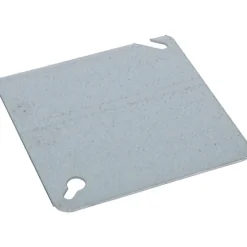 Electrical Box Cover: Steel, 4
