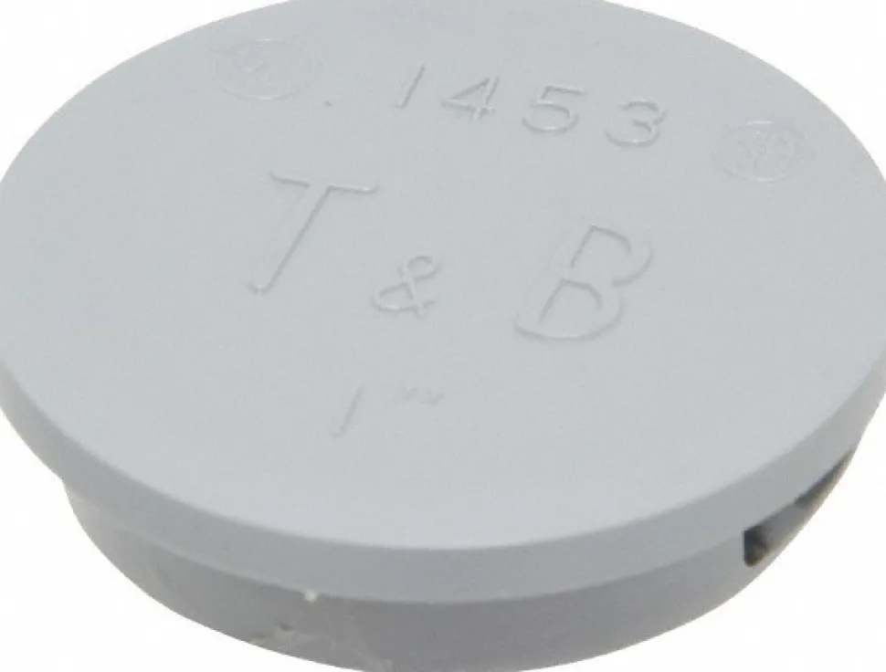 Electrical Enclosure Knockout Plug: Use with Rigid Conduit & IMC Conduit, Thermoplastic