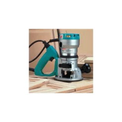 Electric D-Handle Router: 1/2 & 1/4