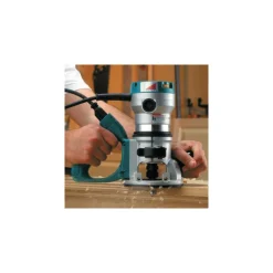 Electric D-Handle Router: 1/2 & 1/4