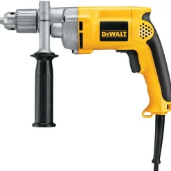 Electric Drill: 1/2" Keyed Chuck, Pistol Grip, 0 to 1,000 RPM