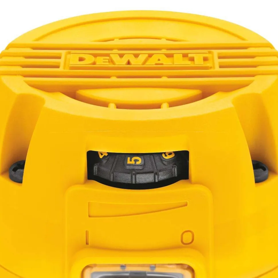 Electric Fixed Base Router: 1/4" Collet, 1.25 hp, 16000-27000 RPM