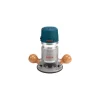 Electric Fixed Base Router: 1/2, 1/4 & 3/8" Collet, 2.25 hp, 8000-25000 RPM