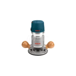 Electric Fixed Base Router: 1/2, 1/4 & 3/8" Collet, 2.25 hp, 8000-25000 RPM