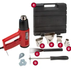 Electric Heat Gun Kit: 110 to 930° F, 5 & 9 CFM