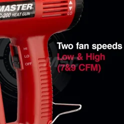 Electric Heat Gun Kit: 110 to 930° F, 5 & 9 CFM