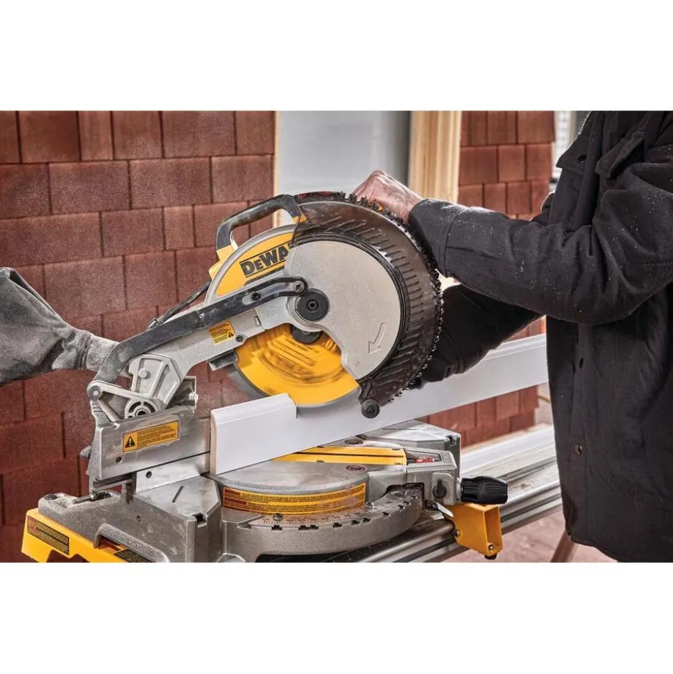 Electric Miter Saw: 10" Blade, 5/8 or 1" Arbor