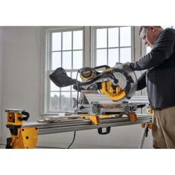 Electric Miter Saw: 12" Blade, 5/8 or 1" Arbor