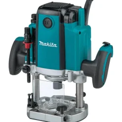 Electric Plunge Base Router: 1/2 & 1/4" Collet, 3.25 hp