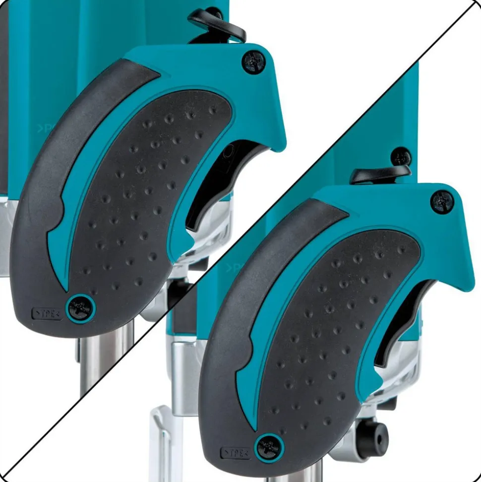 Electric Plunge Base Router: 1/2 & 1/4" Collet, 3.25 hp