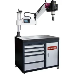 Electric Tapping Arms: Maximum Tapping Capacity in Aluminum (Inch): 3/4; Maximum Tapping Capacity in Mild Steel (Inch): 5/8; Maximum Tapping Capacity in Steel (Inch): 7/16; Arm Reach (Inch): 47