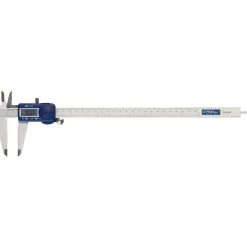 Electronic Caliper: 300.00 mm, 12", 0.01 mm, 0.0005" Resolution, +/-0.04 mm, +/-0.0016" Accuracy, Calibrated, Stainless Steel
