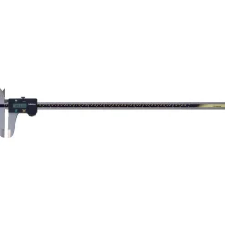 Electronic Caliper: 600.00 mm, 24", 0.01 mm, 0.0005" Resolution, +/-0.05 mm, +/-0.0020" Accuracy, Data Output, Stainless Steel