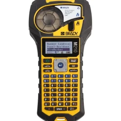 Electronic Label Makers: Type: Handheld Printer/Industrial Label Maker; Label Maker Type: Thermal Transfer; Print Color Capability: Single Color; Power Source: Battery