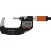 Electronic Outside Micrometer: 1 to 2", Solid Carbide Face, IP65