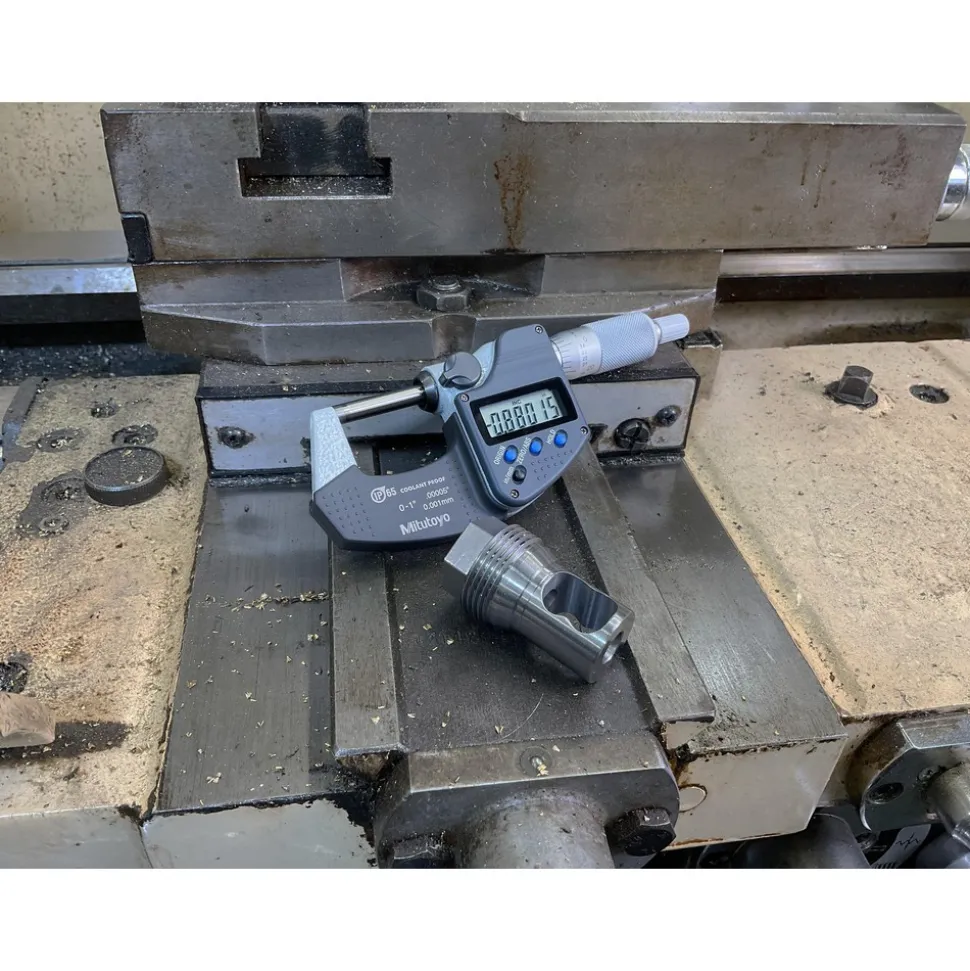 Electronic Outside Micrometer: 0.00 mm to 1", Solid Carbide Face, IP65
