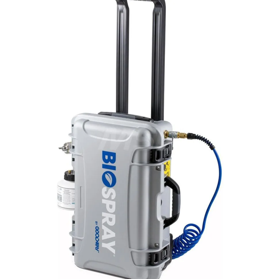 Electrostatic Sanitizing Equipment: For Use With: BIO-SPRAY-5; Material: Plastic; Includes: Micro-Droplet Spray Gun, 20' Hose, 5lb Tank