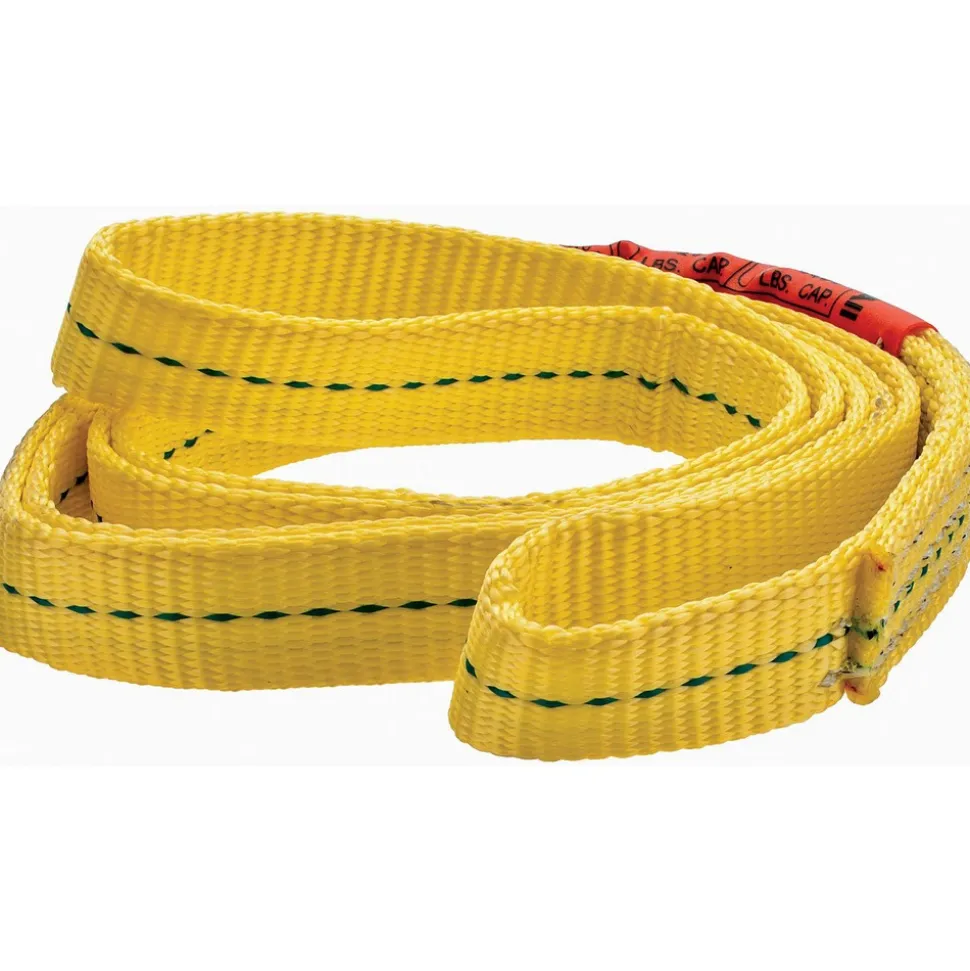 Endless, Type 5 Web Sling: 4' Long, 1" Wide, 3200 lb Vertical Capacity, Polyester