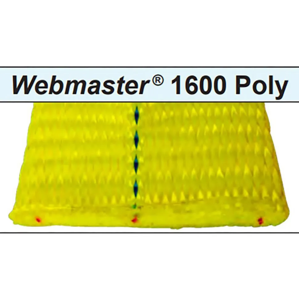 Endless, Type 5 Web Sling: 3' Long, 1" Wide, 3200 lb Vertical Capacity, Polyester