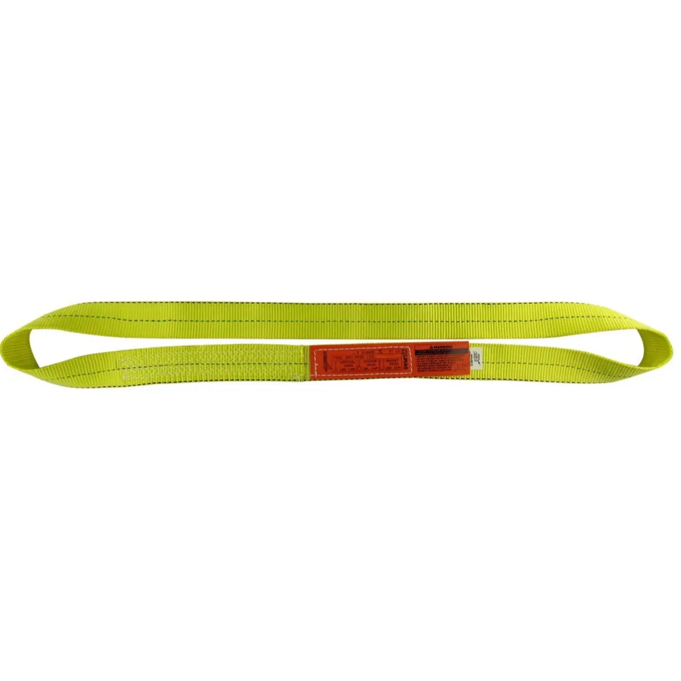 Endless, Type 5 Web Sling: 4' Long, 1" Wide, 2400 lb Vertical Capacity, Polyester