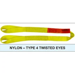 Endless, Type 5 Web Sling: 3' Long, 1" Wide, 3200 lb Vertical Capacity, Nylon