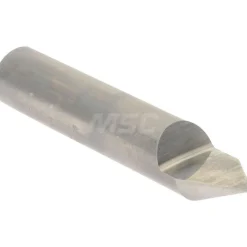 Engraving Cutter: 60 °, 3/8" Dia, Conical Point, Solid Carbide