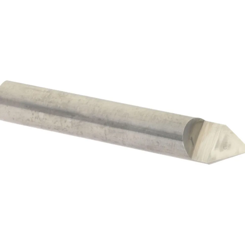 Engraving Cutter: 60 °, 5/16" Dia, Conical Point, Solid Carbide