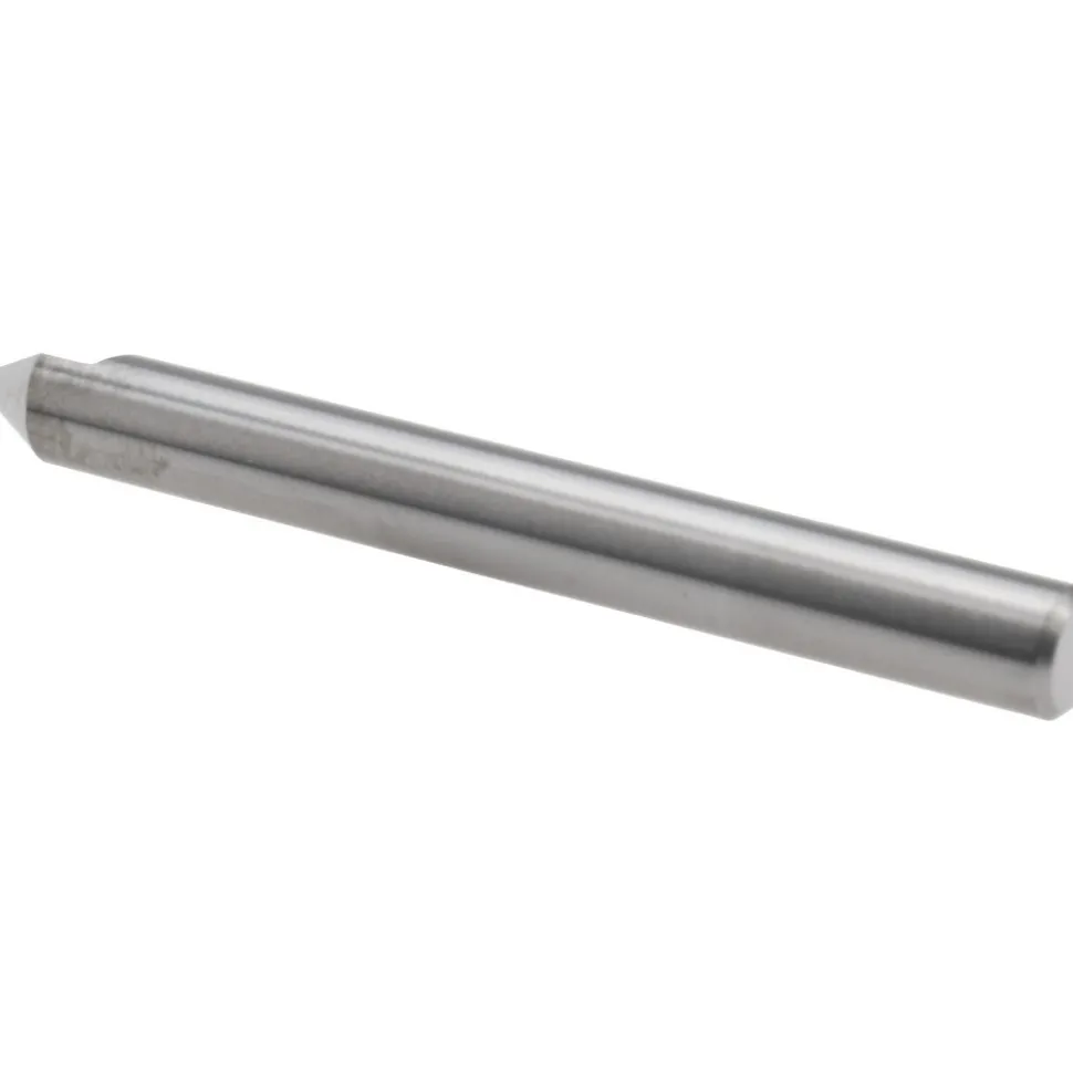Engraving Cutter: 60 °, 5/32" Dia, Conical Point, Solid Carbide