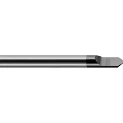 Engraving Cutter: 45 °, 1/8" Dia, Pointed, Solid Carbide
