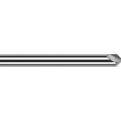 Engraving Cutter: 60 °, 3/16" Dia, Pointed, Solid Carbide