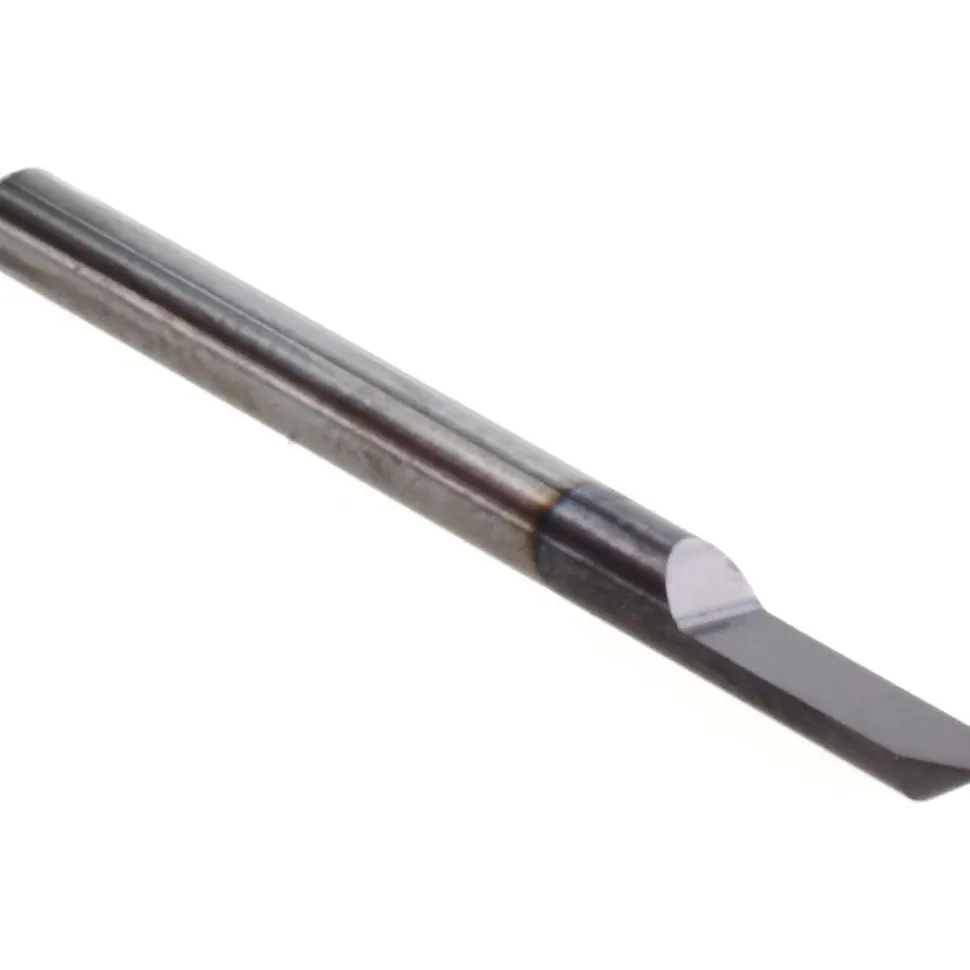 Engraving Cutter: 90 °, 1/8" Dia, Pointed, Solid Carbide