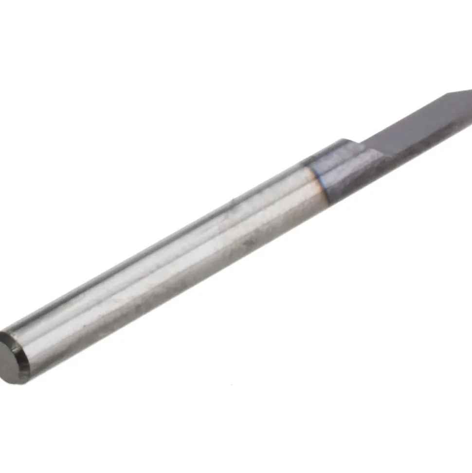 Engraving Cutter: 90 °, 1/8" Dia, Pointed, Solid Carbide