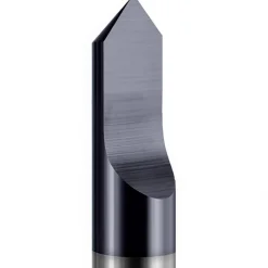 Engraving Cutter: 90 °, 1/4" Dia, Pointed, Solid Carbide