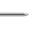 Engraving Cutter: 20 °, 1/8" Dia, Pointed, Solid Carbide