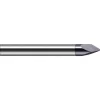 Engraving Cutter: 30 °, 1/8" Dia, Pointed, Solid Carbide