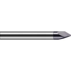 Engraving Cutter: 30 °, 1/8" Dia, Pointed, Solid Carbide