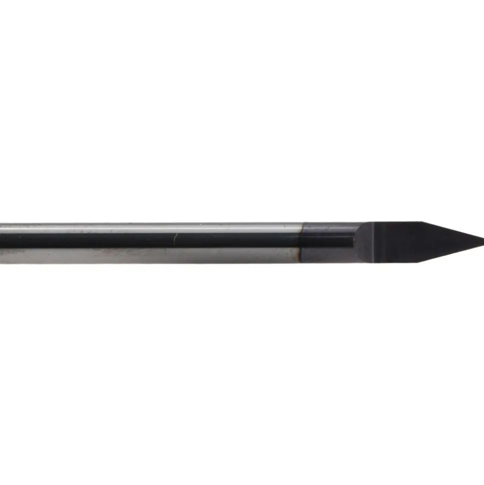 Engraving Cutter: 30 °, 1/8" Dia, Pointed, Solid Carbide