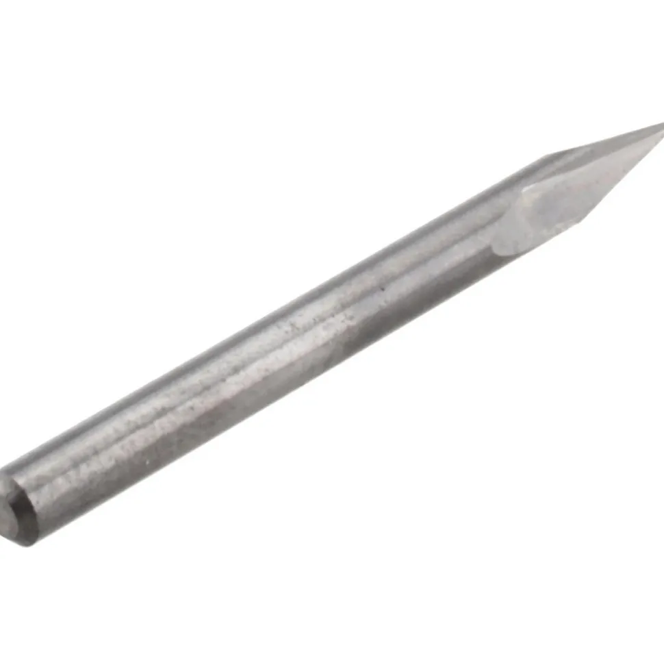 Engraving Cutter: 30 °, 1/8" Dia, Pointed, Solid Carbide