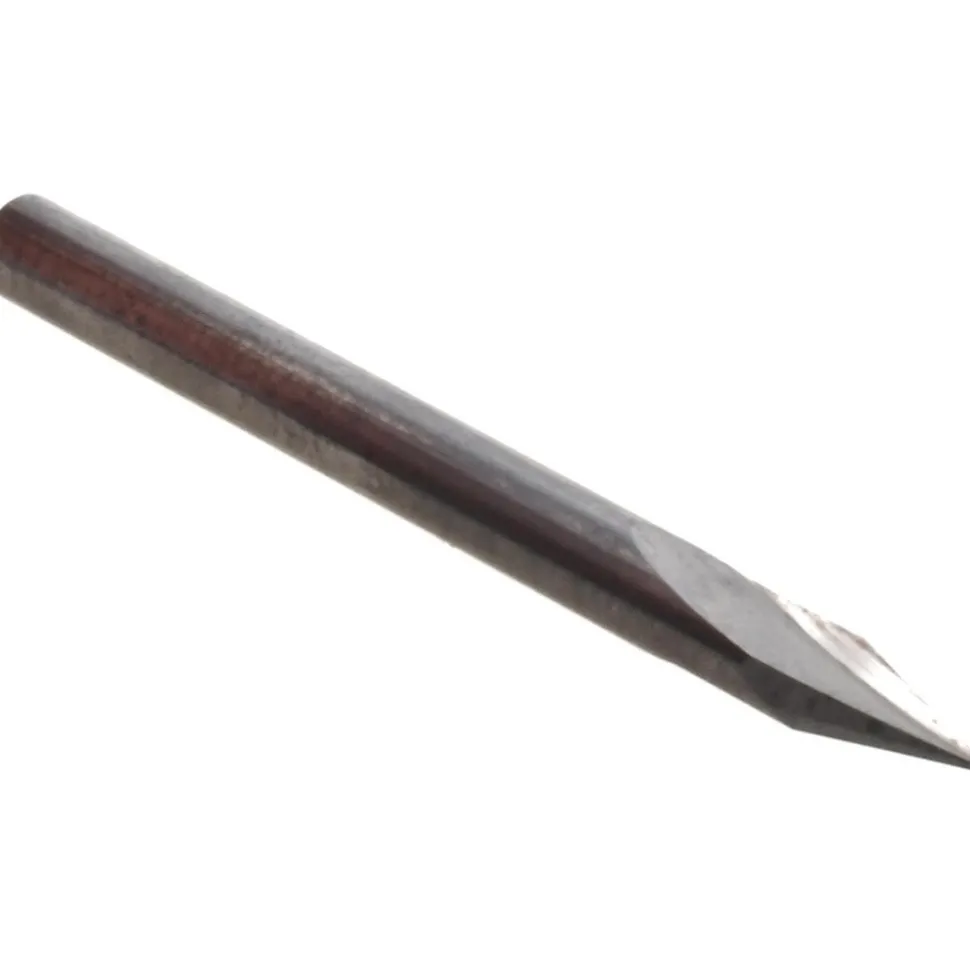 Engraving Cutter: 30 °, 1/8" Dia, Pointed, Solid Carbide