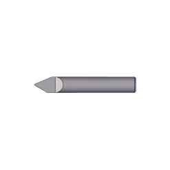 Engraving Cutter: 60 °, 0.009" Dia, 0.009" Tip Dia, Conical Point, Solid Carbide
