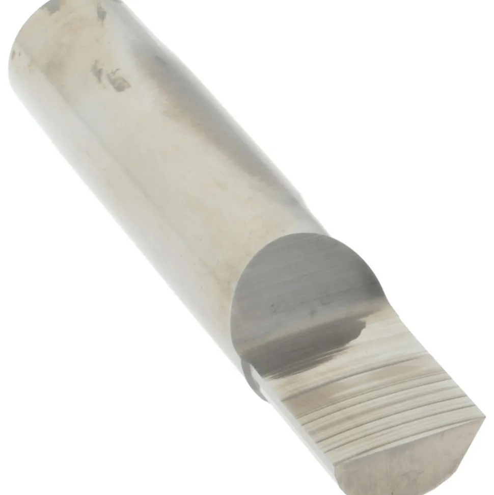 Engraving Cutter: 1/2" Dia, 0.5" Tip Dia, Square Point, Solid Carbide