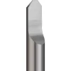 Engraving Cutter: 1/8" Dia, 0.008" Tip Dia, Tipped Off Point, Solid Carbide