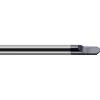 Engraving Cutter: 90 °, 1/8" Dia, 0.01" Tip Dia, Tipped Off Point, Solid Carbide