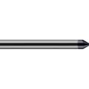 Engraving Cutter: 60 °, 1/8" Dia, Tip Radius Point, Solid Carbide