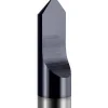 Engraving Cutter: 90 °, 1/8" Dia, Tip Radius Point, Solid Carbide