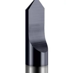 Engraving Cutter: 90 °, 1/8" Dia, Tip Radius Point, Solid Carbide