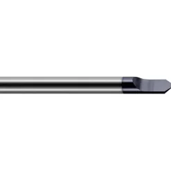 Engraving Cutter: 90 °, 1/8" Dia, Tip Radius Point, Solid Carbide