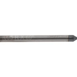 Engraving Cutter: 60 °, 1/8" Dia, Tip Radius Point, Solid Carbide