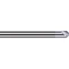 Engraving Cutter: 60 °, 1/8" Dia, Tip Radius Point, Solid Carbide