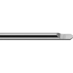 Engraving Cutter: 30 °, 1/8" Dia, Tip Radius Point, Solid Carbide